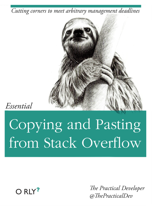 Copying and Pasting from Stack Overflow book cover