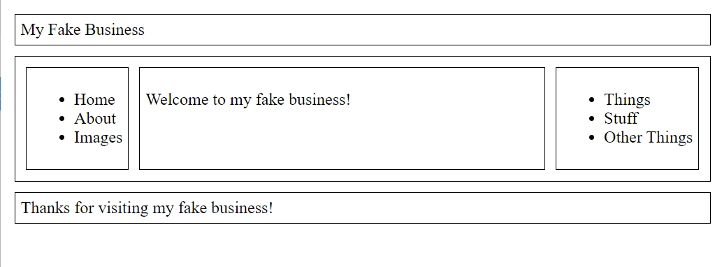 fake business page