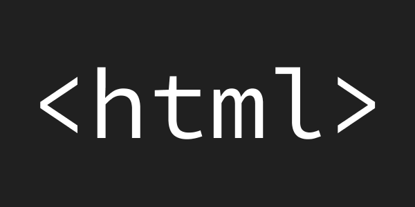 HTML - Week 01