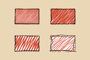 hand-drawn rectangles