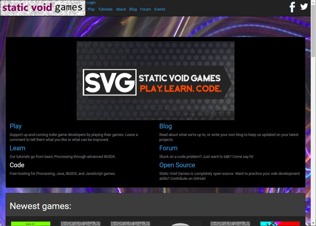 Static Void Games screenshot