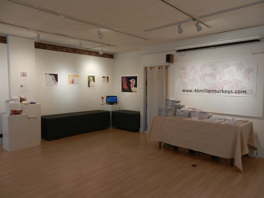 laptop in gallery