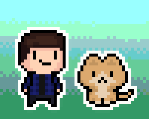 Pixelated Kevin and Stanley
