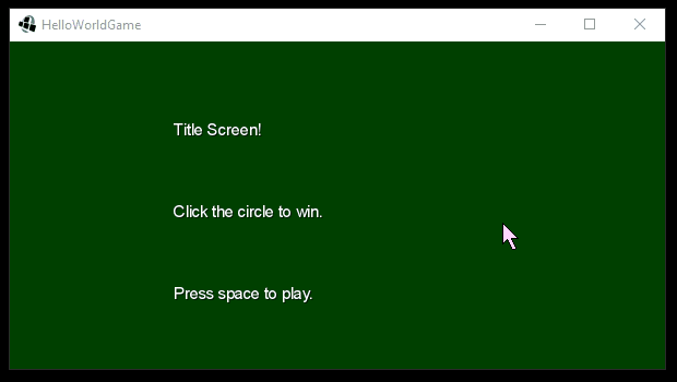example ball clicking game