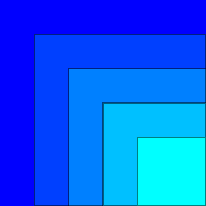 blue squares