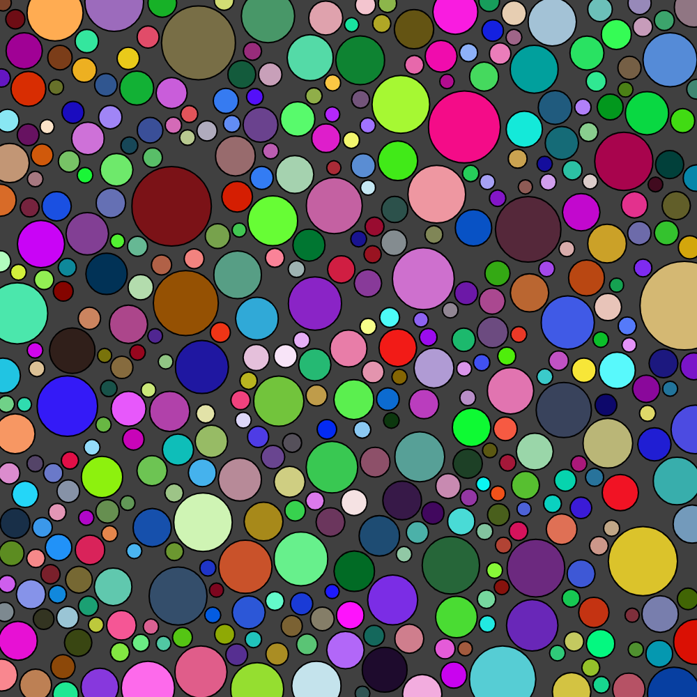 random colored circles