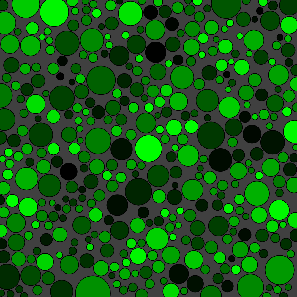 green circles