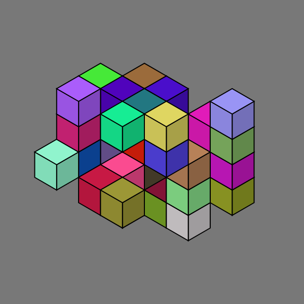 isometric cubes