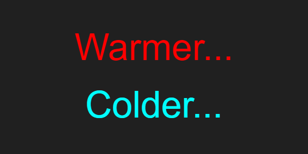 Warmer / Colder
