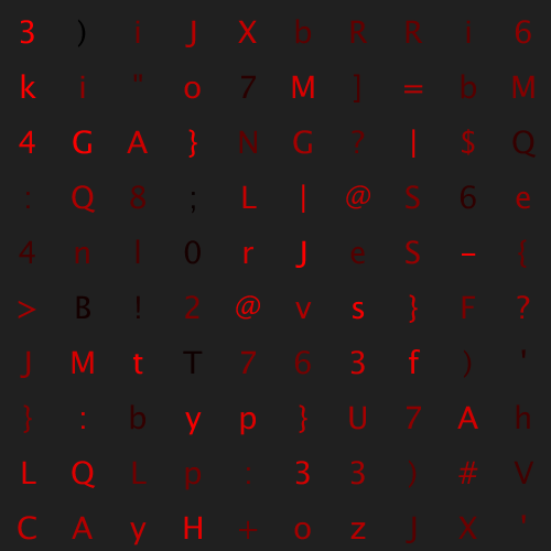 random letter grid
