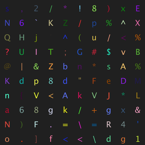 random letter grid